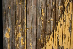 Peeling paint